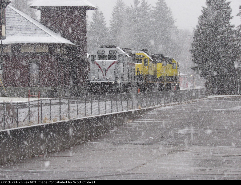 A snowy Thursday morning